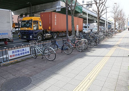 長田駅北路上自転車駐車場 長田駅北路上自転車駐車場
